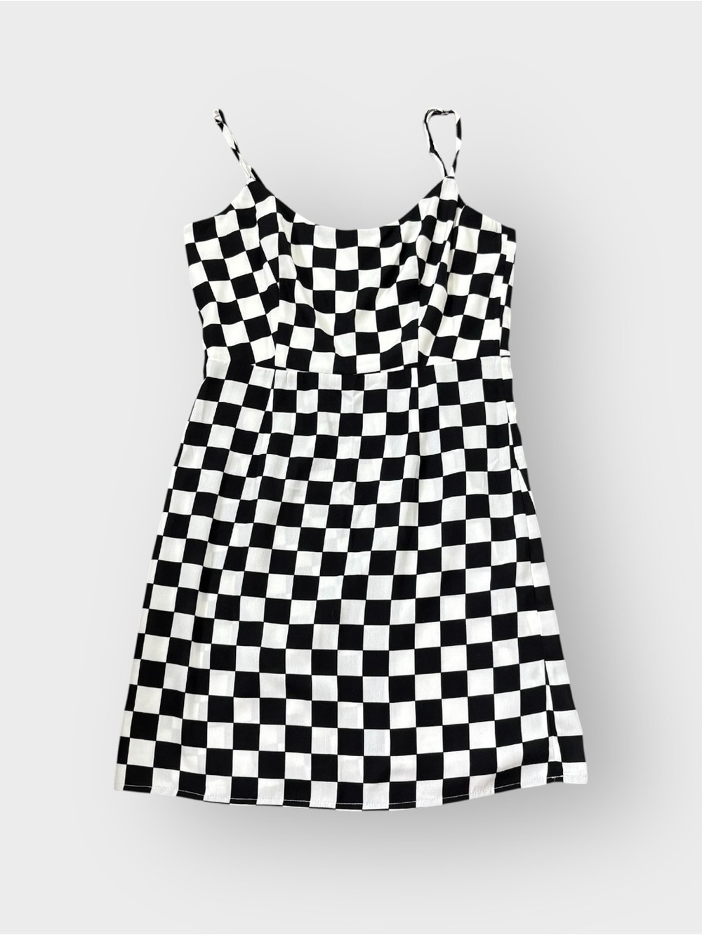Forever 21 Black and White Checkered Mini Dress
